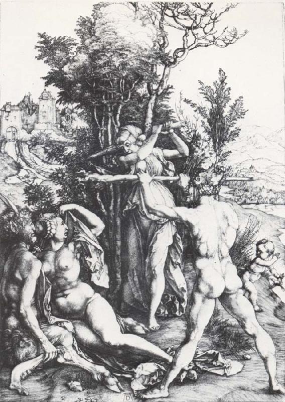 Albrecht Durer Hercules at the Crossroads oil painting image
